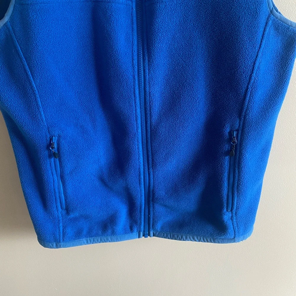 Vineyard Vines Vest Martha’s Vineyard Mens Medium‎ Blue Pink Fleece Outdoor Golf - Picture 9 of 9